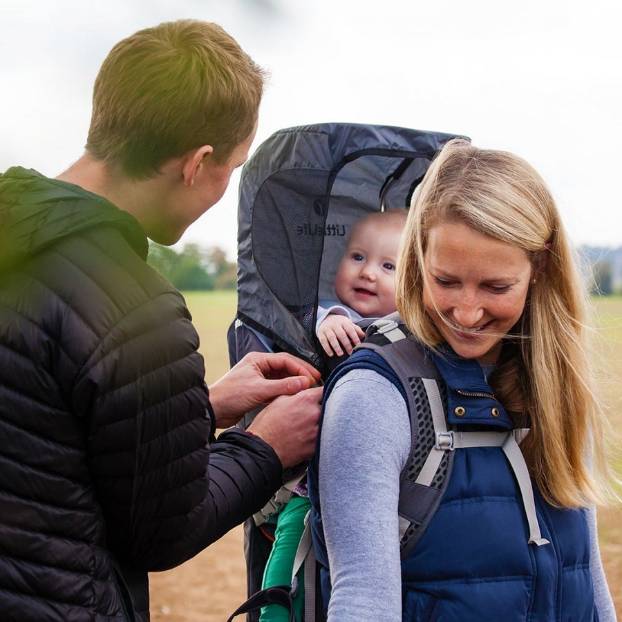 Solskydd till Littlelife bärstolar