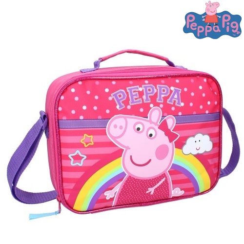Lasten lounaslaukku Peppa Pig Lunchtime