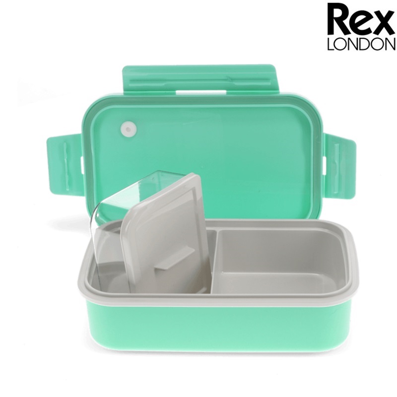 Lasten eväsrasia Rex London Lunch Box Aqua