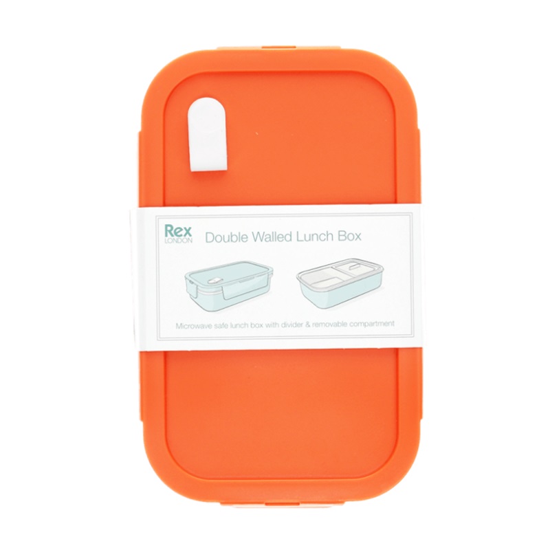 Lasten eväsrasia Rex London Lunch Box Orange