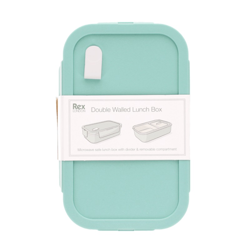 Lasten eväsrasia Rex London Lunch Box Pale Blue