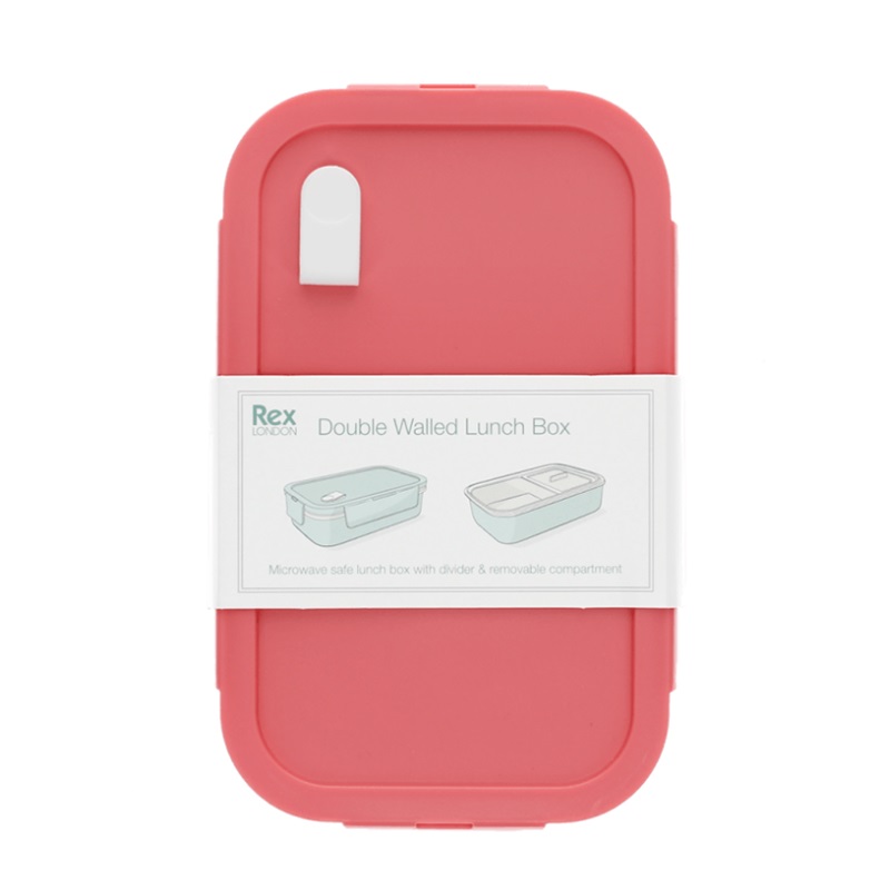 Lasten eväsrasia Rex London Lunch Box Rose Pink