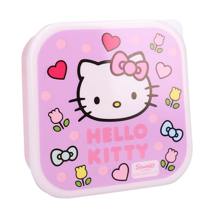 Lasten eväsrasiasetti Hello Kitty Fresh Bites napostelupurkit