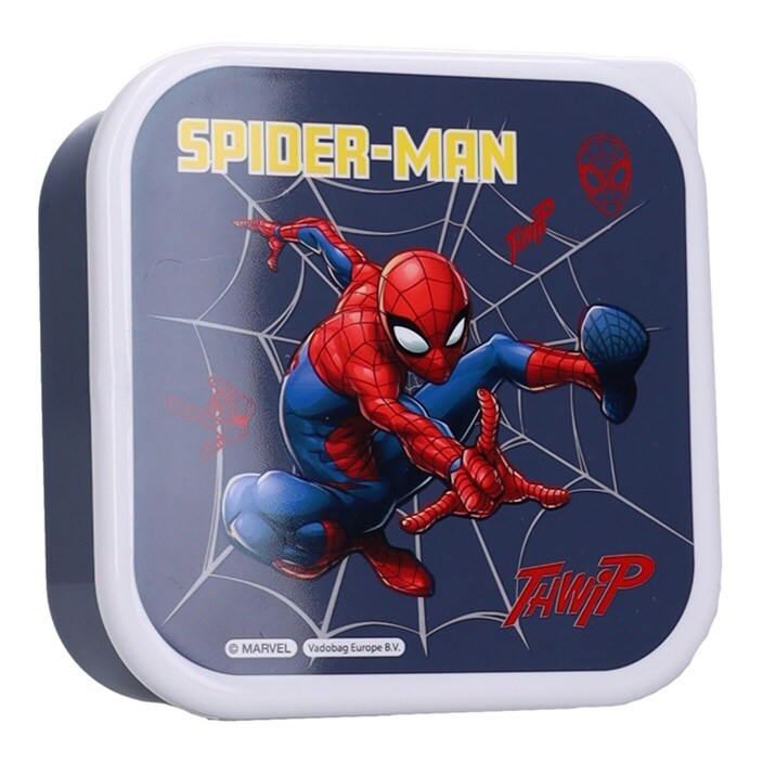 Lasten eväsrasiasetti Spiderman Fresh Bites napostelupurkit