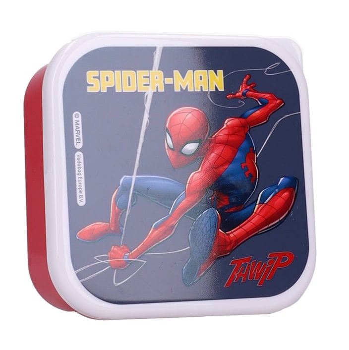 Lasten eväsrasiasetti Spiderman Fresh Bites napostelupurkit