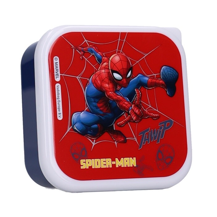 Lasten eväsrasiasetti Spiderman Fresh Bites napostelupurkit