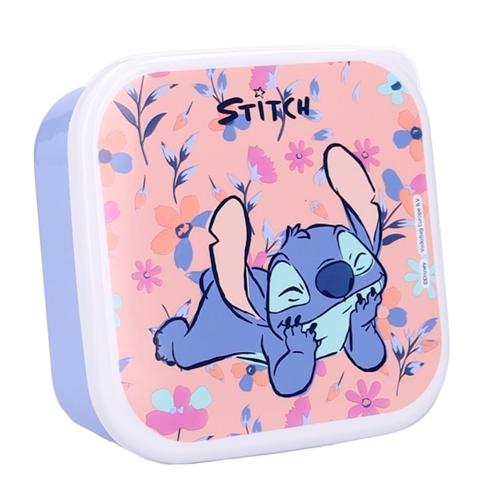 Lasten eväsrasiasetti Stitch Fresh Bites napostelupurkit