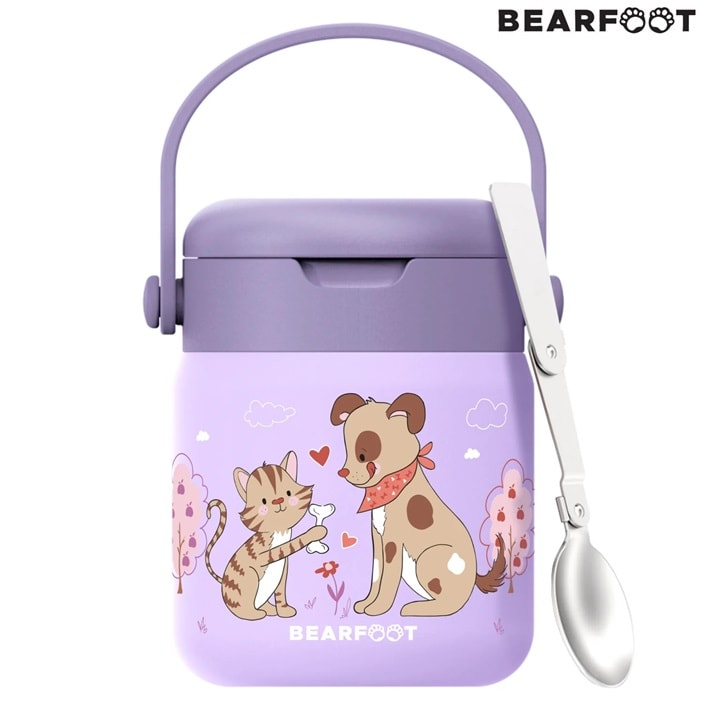 Lasten ruoakatermos Bearfoot Cat & Dog