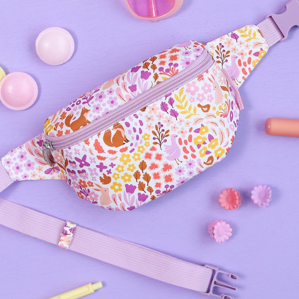 Lasten vyötärölaukku A Little Lovely Company Flower Garden