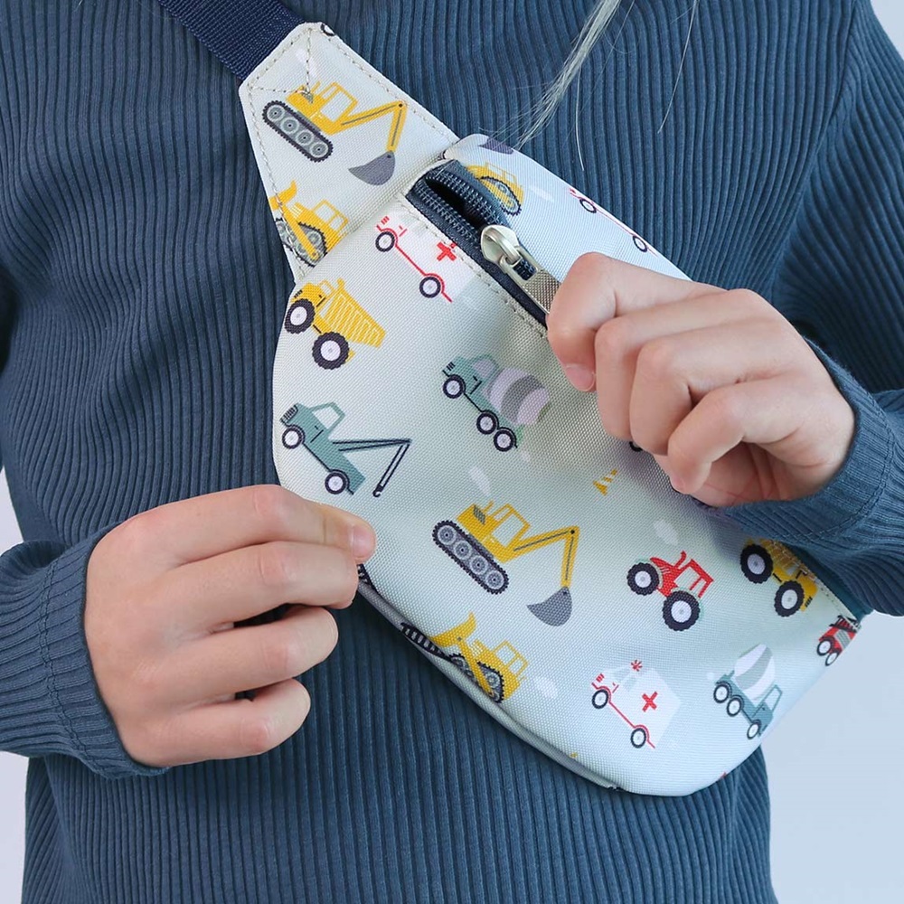 Lasten vyötärölaukku A Little Lovely Company Vehicles