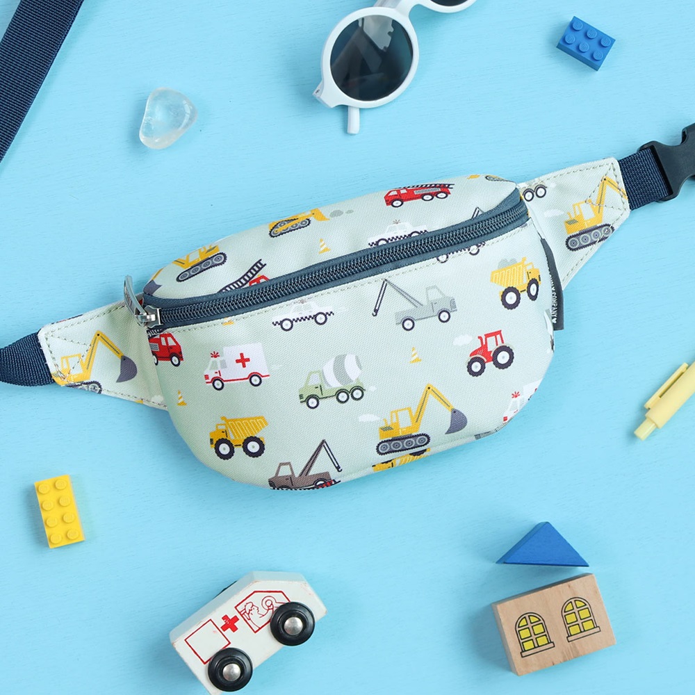Lasten vyötärölaukku A Little Lovely Company Vehicles