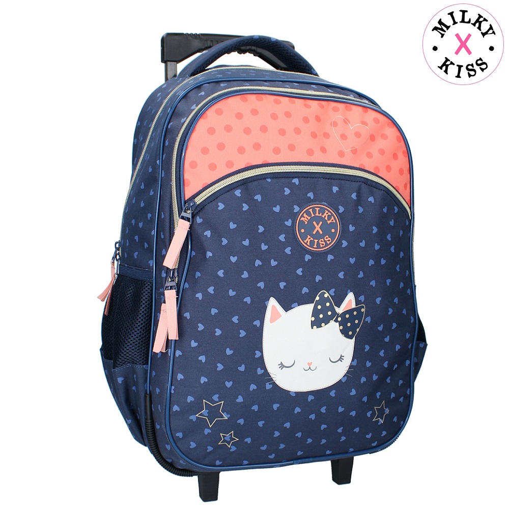 Lasten matkalaukku Milky Kiss Cats have more fun