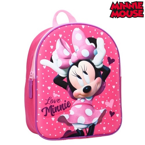 Lasten reppu Minnie Mouse Strong Together 3D