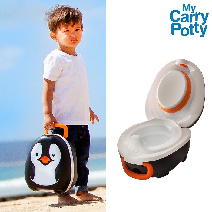 Matkapotta My Carry potty pingviini musta