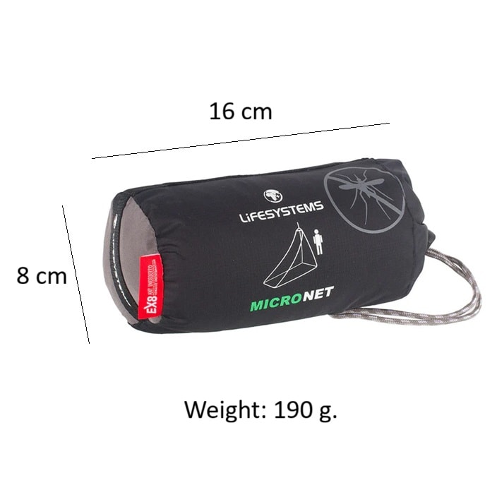 Hyttysverkko Sänkyyn - LifeSystems Superlight MicroNet
