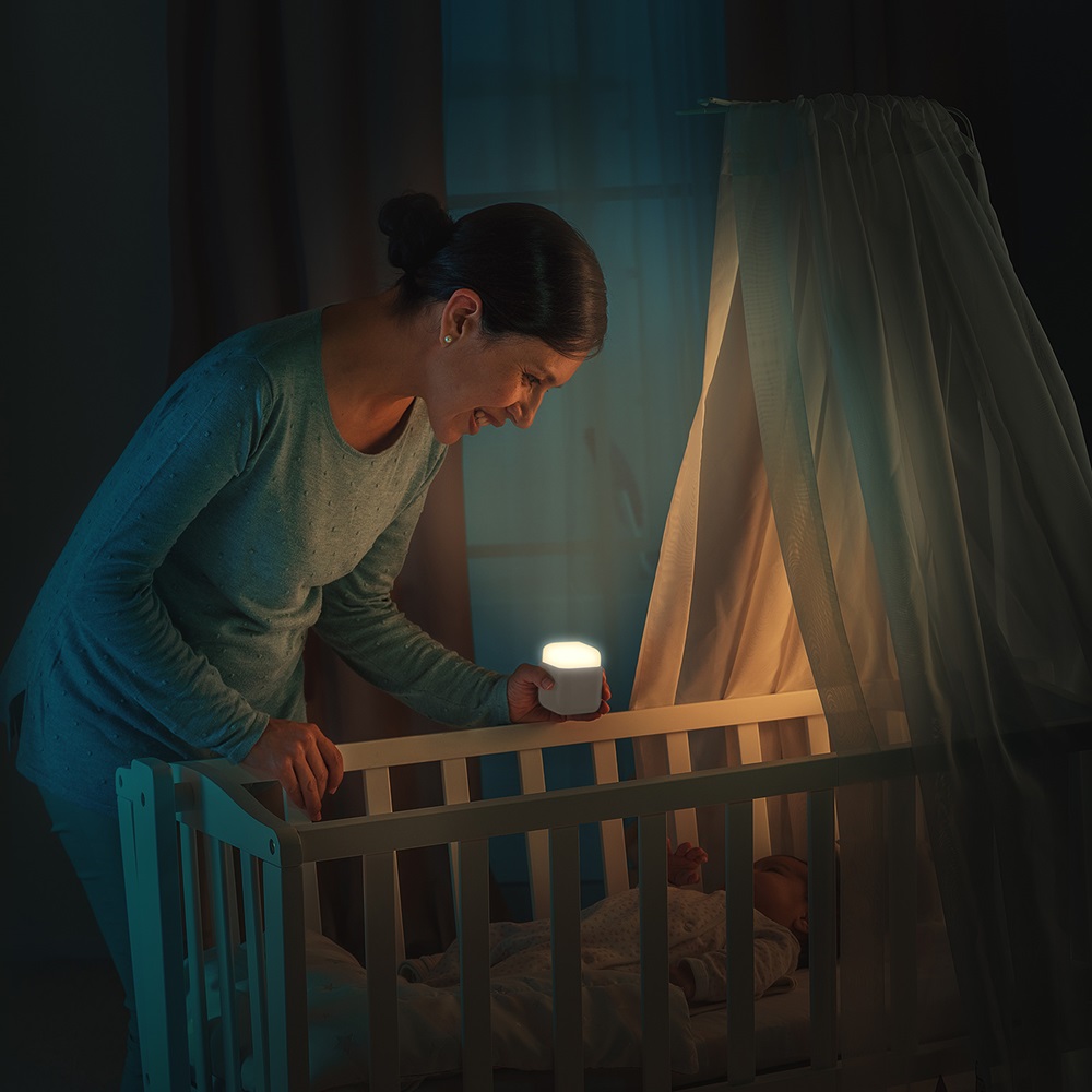 Lasten Yövalo - Reer Sleeplight 2-in-1 Creme