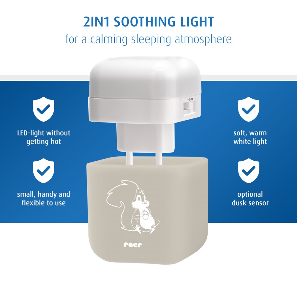 Lasten Yövalo - Reer Sleeplight 2-in-1 Creme