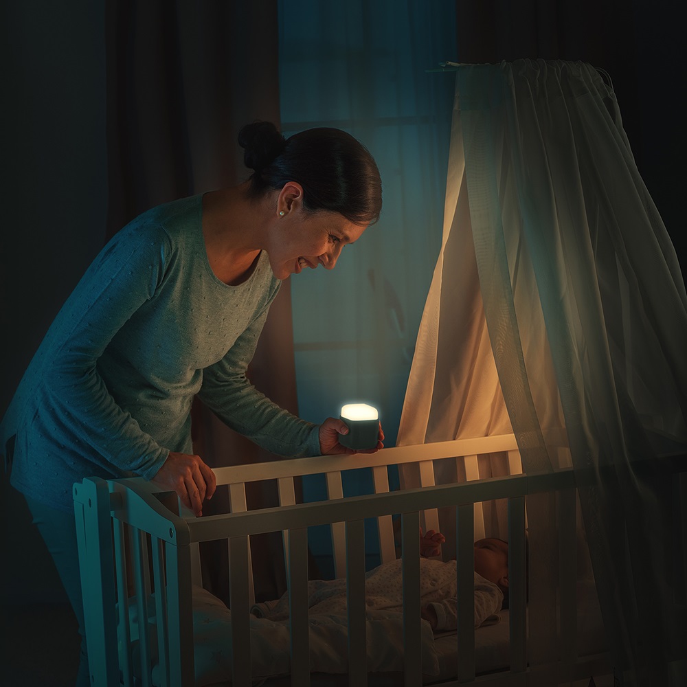 Lasten Yövalo - Reer Sleeplight 2-in-1 Eucalypt