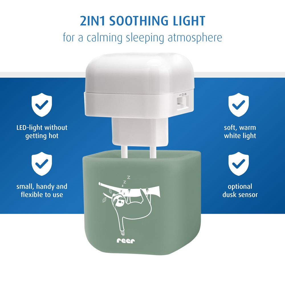 Lasten Yövalo - Reer Sleeplight 2-in-1 Eucalypt