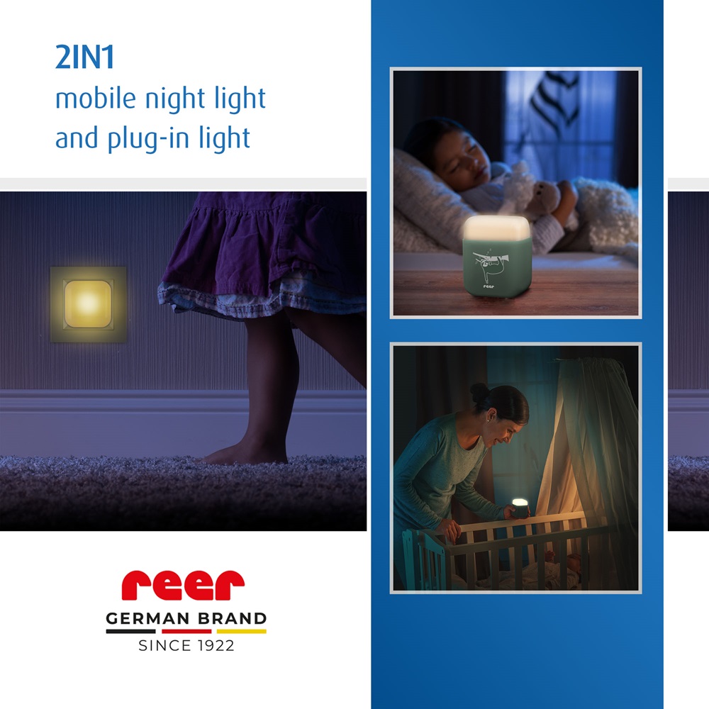 Lasten Yövalo - Reer Sleeplight 2-in-1 Eucalypt