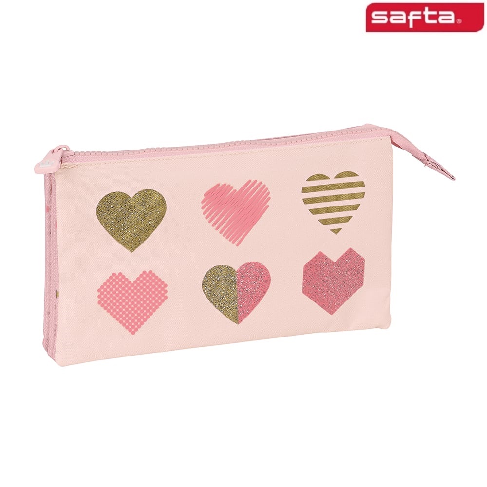 Lasten toilettilaukku Glowlab Hearts