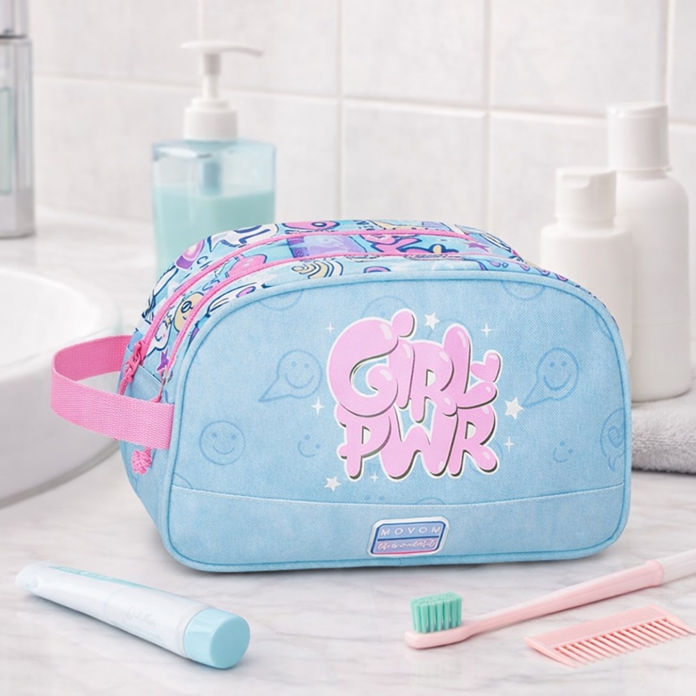 Lasten toilettilaukku Movom Power Girl Lasten toilettilaukku Movom Power Girl