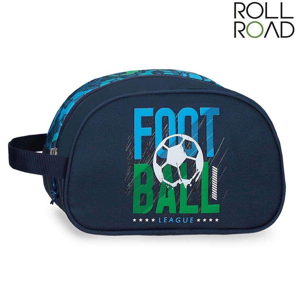 Lasten toilettilaukku Roll Road Football