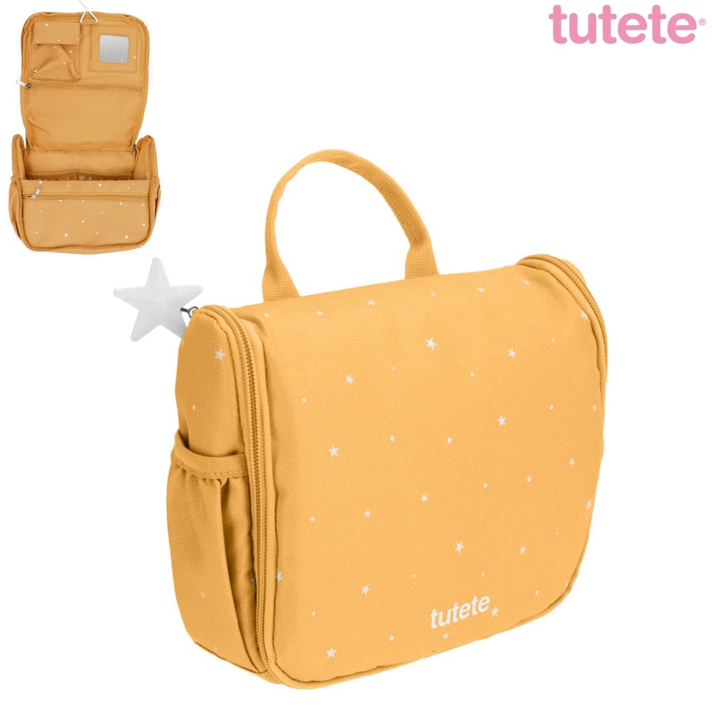 Lasten Toilettilaukku - Tutete Stars Mustard