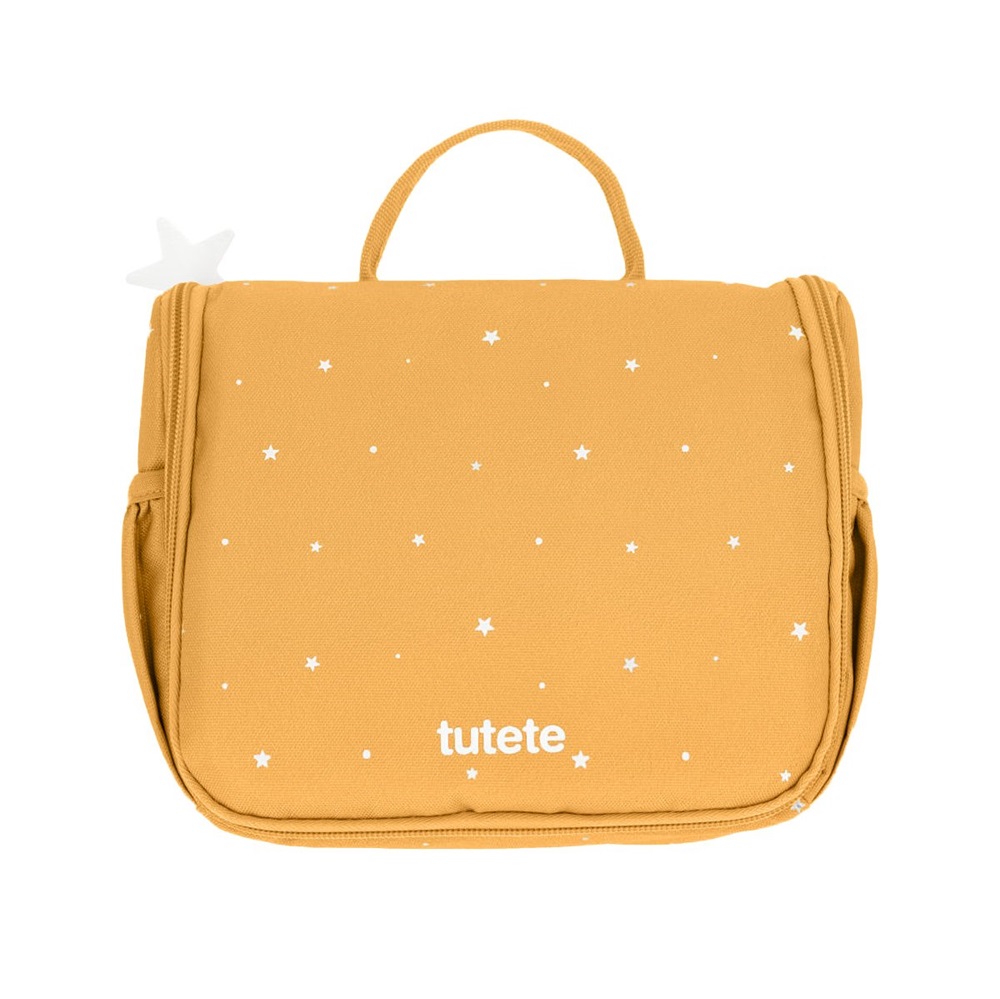 Lasten Toilettilaukku - Tutete Stars Mustard