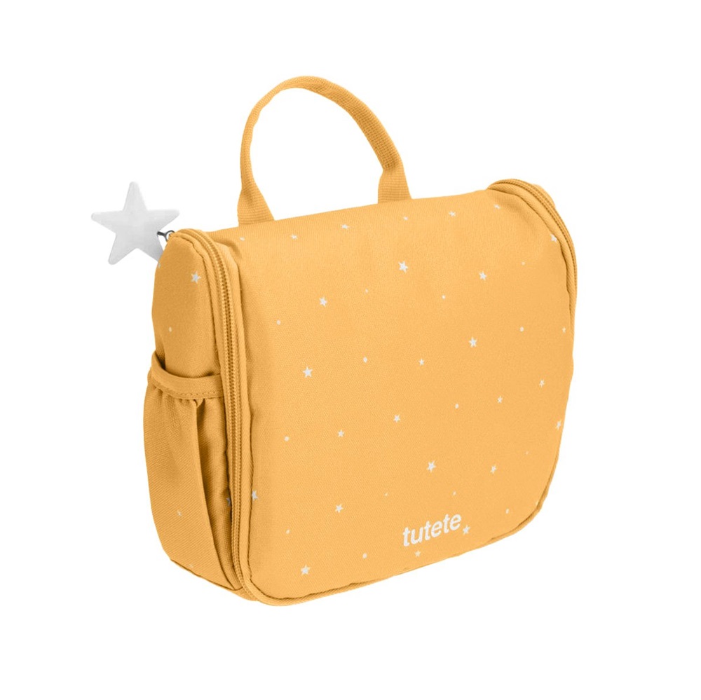 Lasten Toilettilaukku - Tutete Stars Mustard