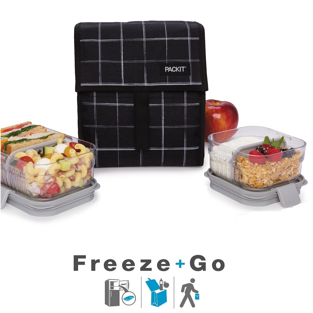 Kylmälaukku PACKiT Freezable Lunch Bag Grid