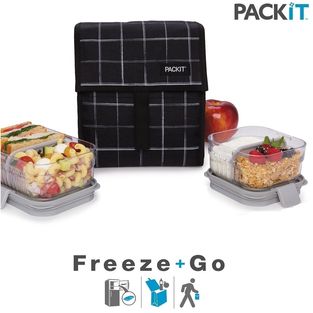 Kylmälaukku PackIt Freezable Lunch Bag Grid