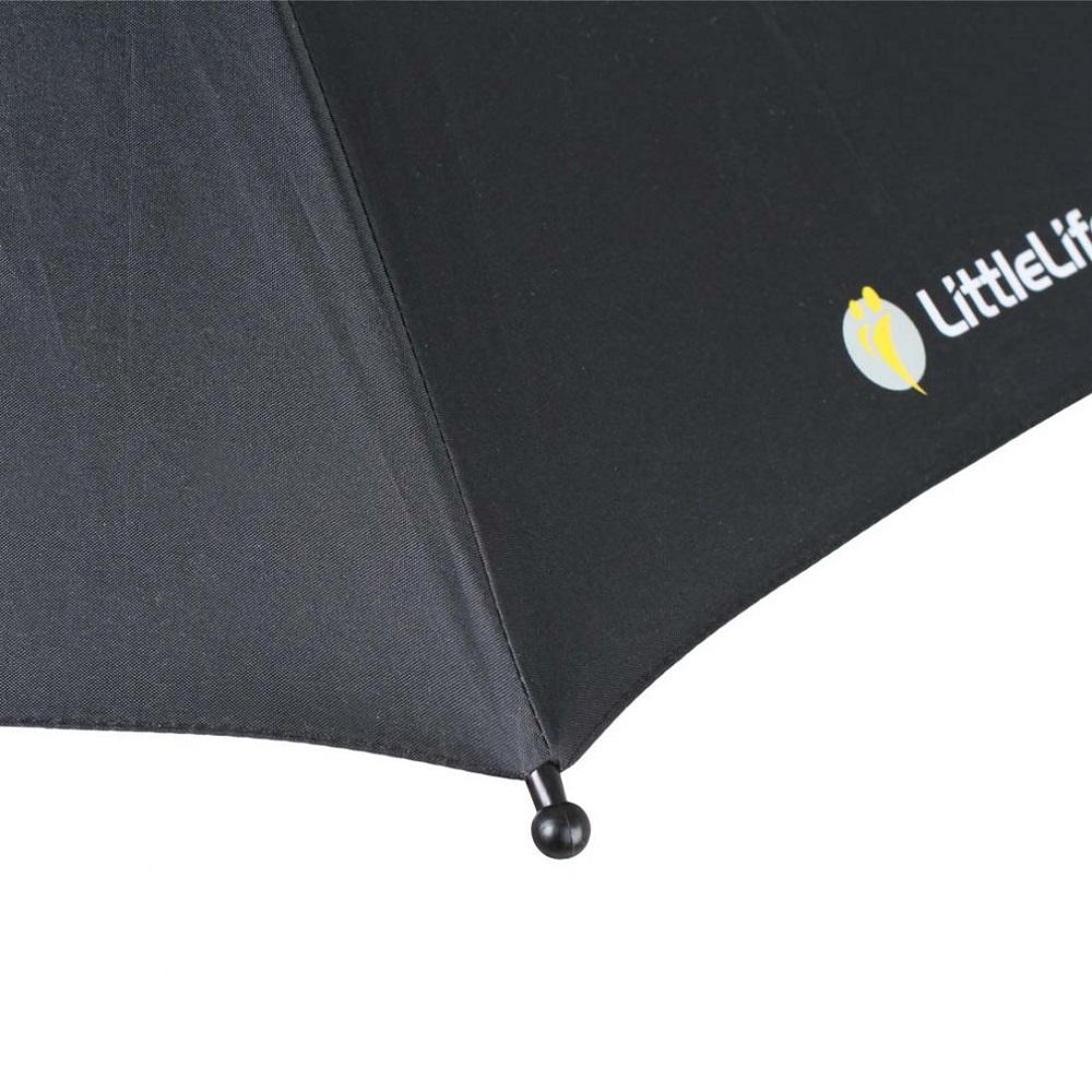 Aurinkovarjo vaunuihin ja rattaisiin LittleLife Buggy Parasol Black