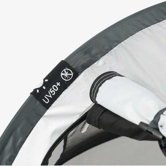 Lasten Matkasänky - Deryan Toddler Luxe Silver
