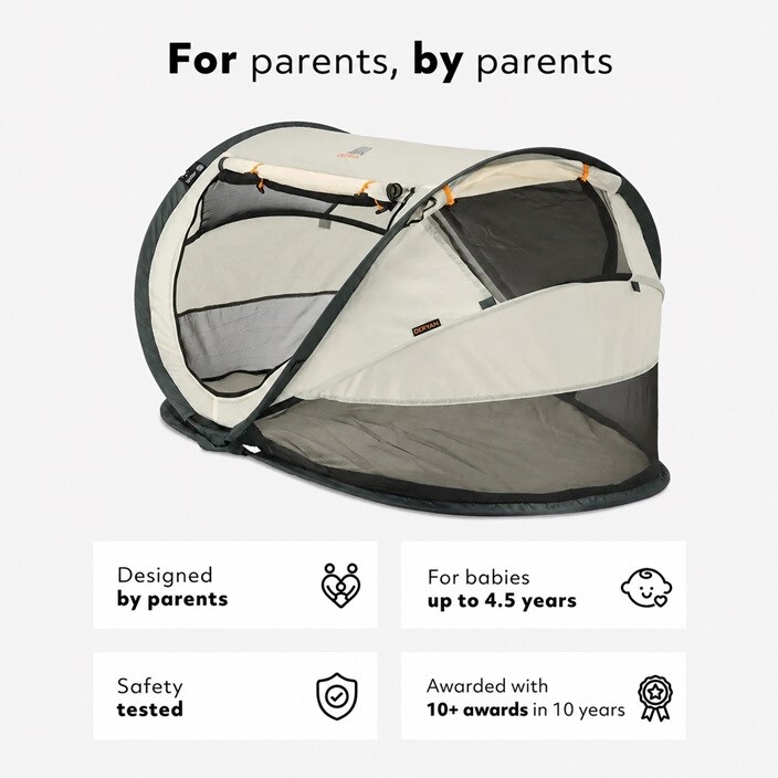 Lasten Matkasänky - Deryan Toddler Luxe Creme
