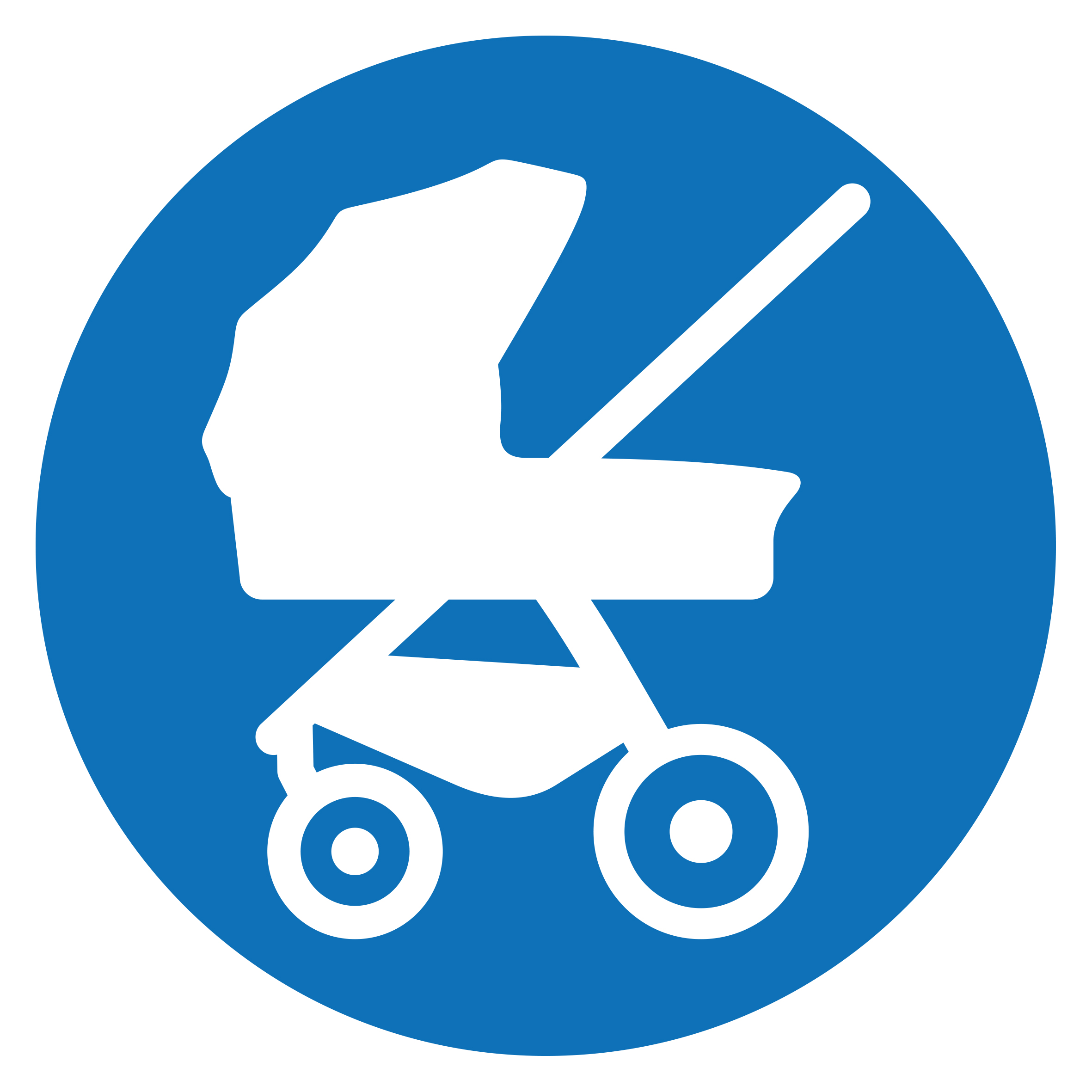 Använd Reer barnvagnskrok på barnvagnen