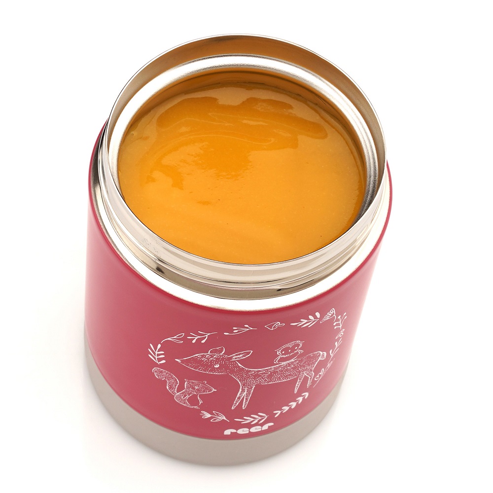 Lasten ruokatermos Reer Colourdesign vaaleanpunainen