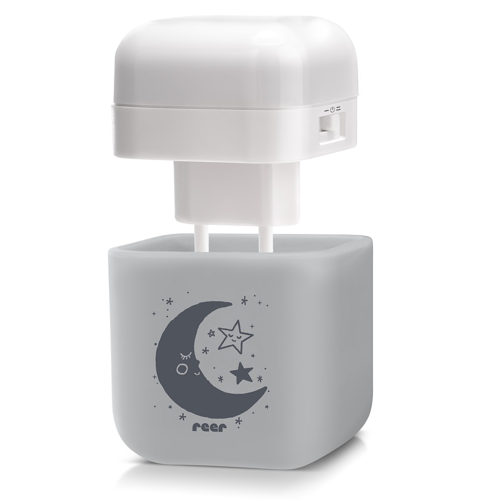 Lasten yövalo Reer SleepLight 2 in 1 Grey