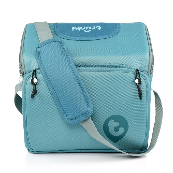 Matkasyöttötuoli Trunki Dining Booster Blue