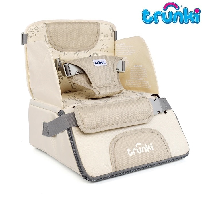 Matkasyöttötuoli Trunki Dining Booster Sand