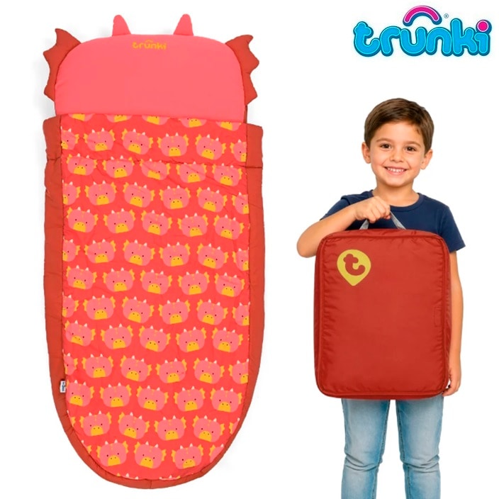 Lasten puhallettava matkasänky Trunki BedTime Explorer Dylan the Dragon