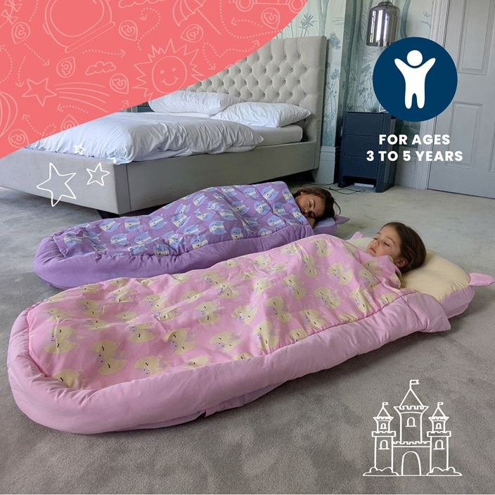 Lasten puhallettava matkasänky Trunki BedTime Explorer Una Unicorn