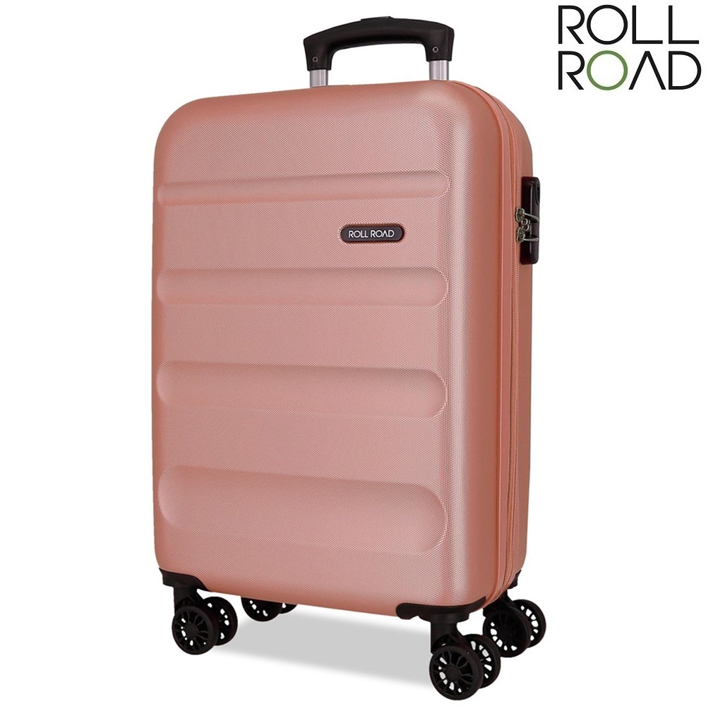 Lasten matkalaukku Roll Road Flex Pink