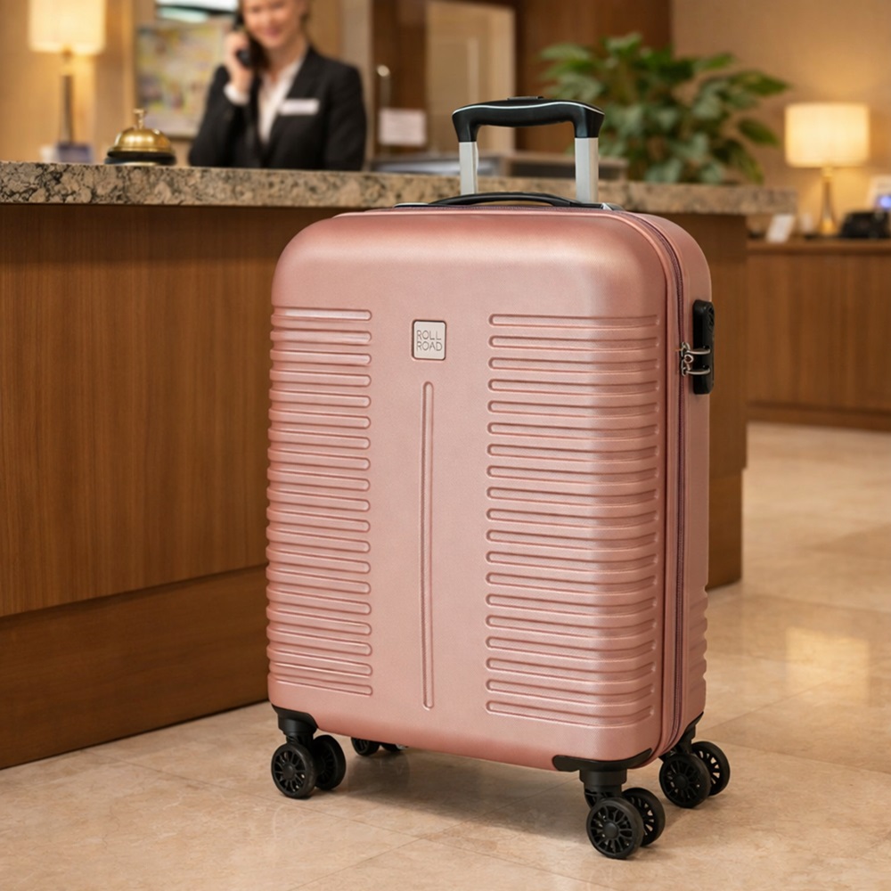 Lasten matkalaukku Roll Road India Pink Lasten matkalaukku Roll Road India Pink