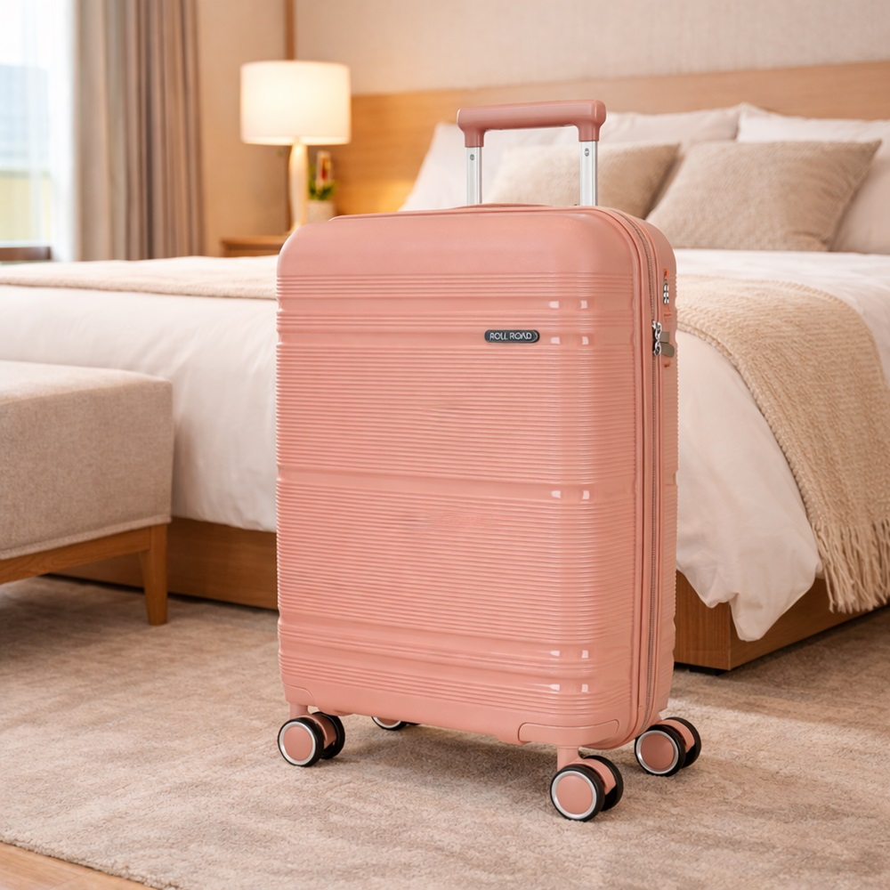 Lasten matkalaukku Roll Road Universe Pink