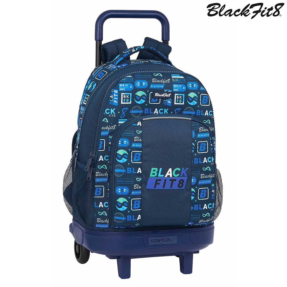 Lasten matkalaukku Blackfit8 Retro Logos Trolley Backpack