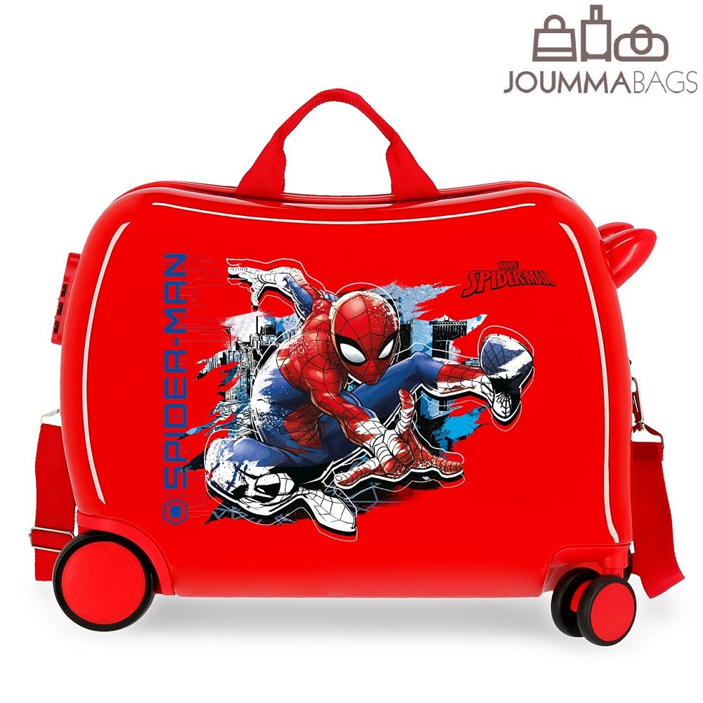 Lasten matkalaukku Marvel Spiderman punainen
