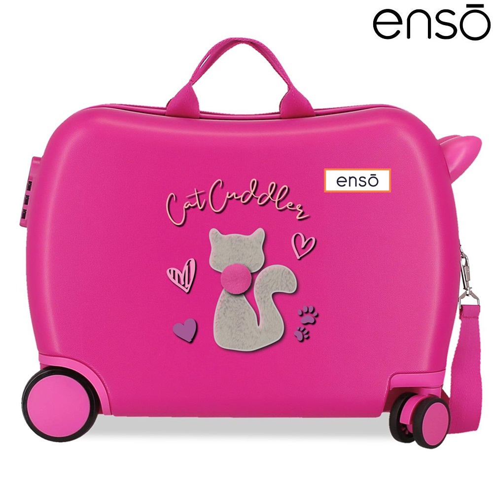 Lasten päälläistuttava matkalaukku Enso Cat Cuddler