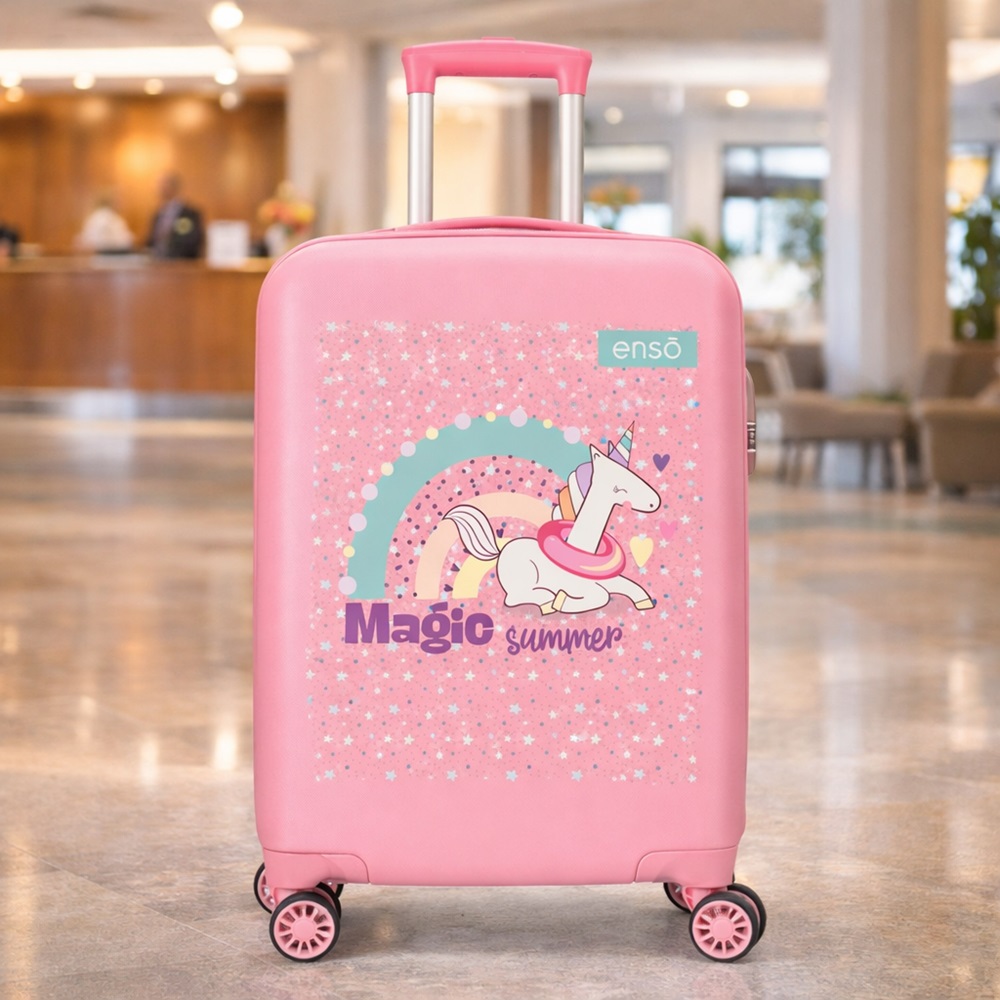 Lasten matkalaukku Enso Magic Unicorn Lasten matkalaukku Enso Magic Unicorn