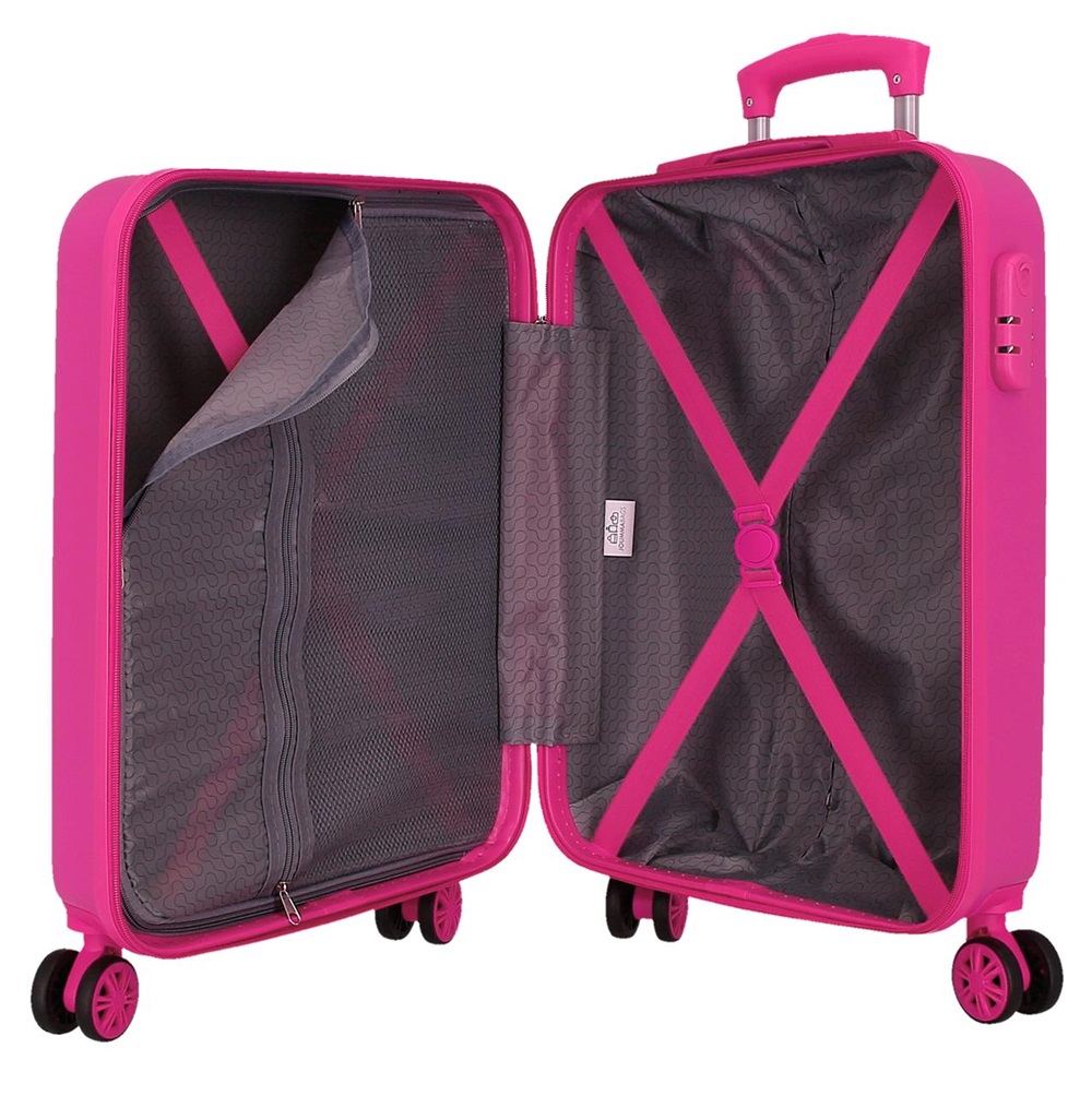 Lasten matkalaukku Frozen Sparkle Like Magic Pink